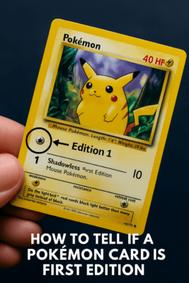 7 Proven Ways to Tell if a Pokémon Card Is First Edition