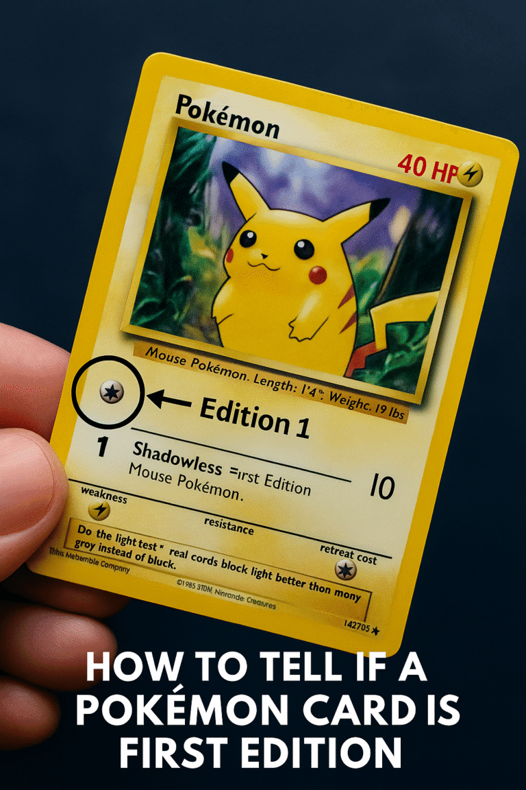 7 Proven Ways to Tell if a Pokémon Card Is First Edition