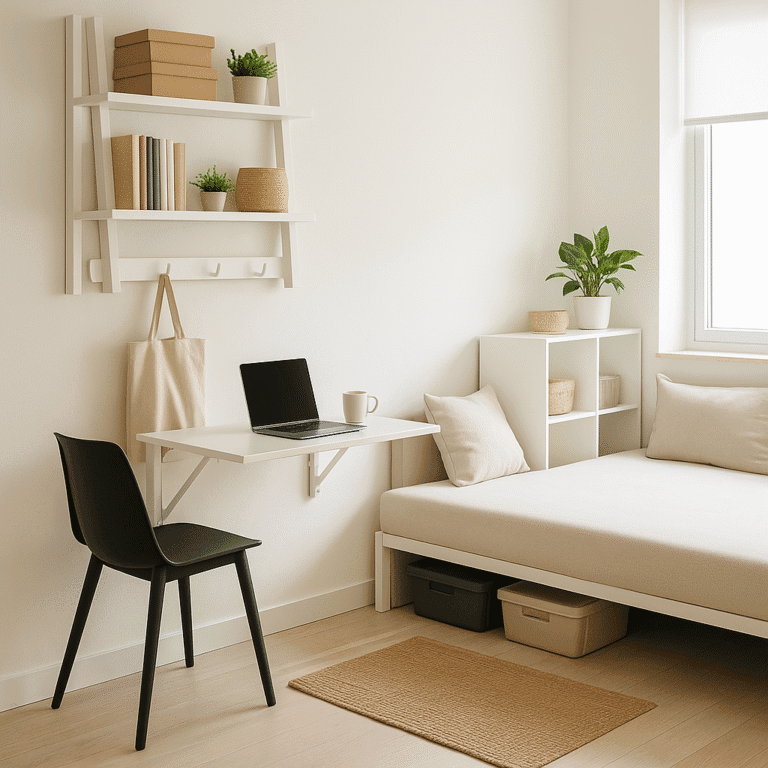 8 Genius Space-Saving Hacks for Small Apartments (That Really Work)