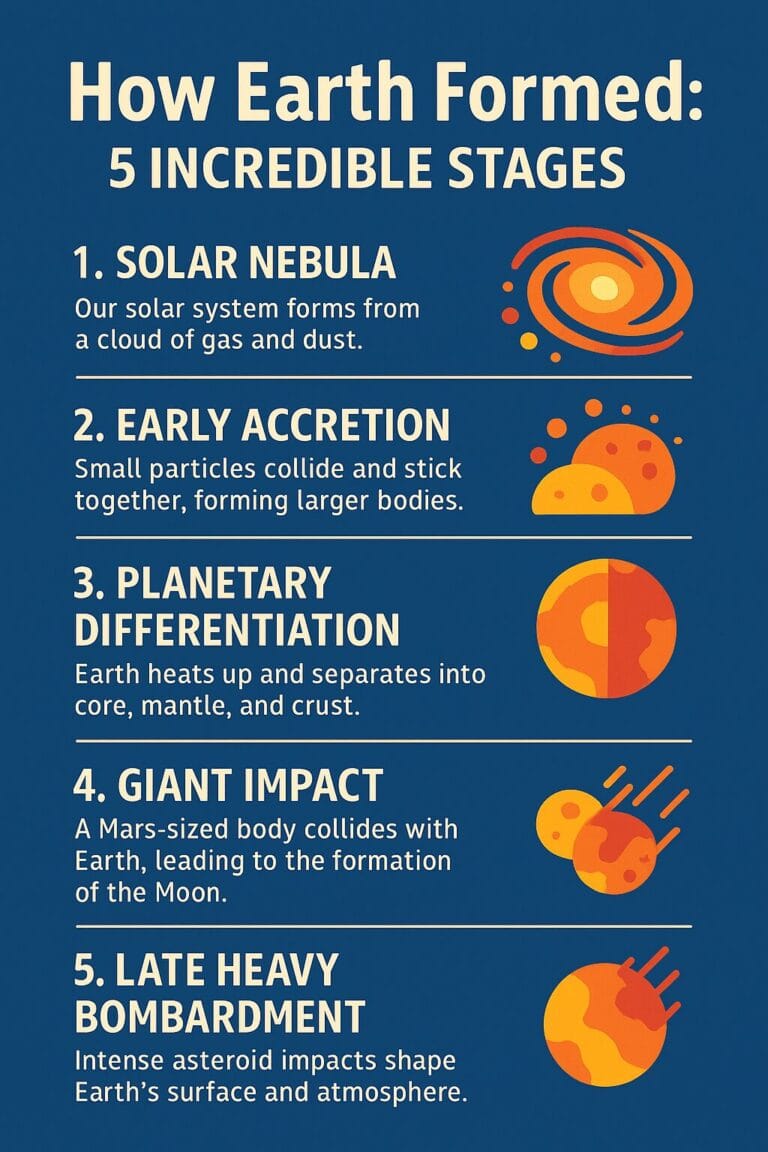 How Earth Formed: 5 Incredible Stages That Shaped Our Planet